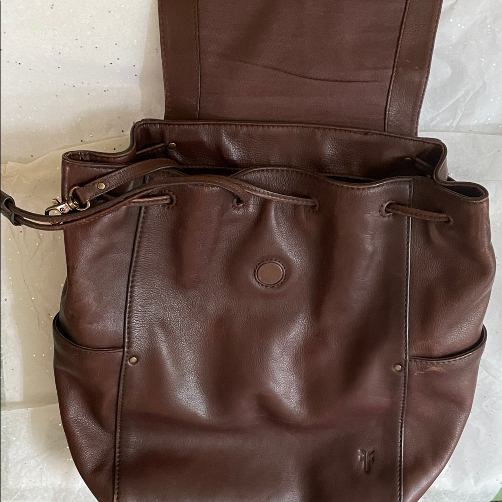 Leather backpack - Picture 3 of 8